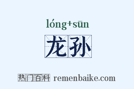 龙孙是什么意思的图片